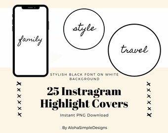 Instagram Highlight Covers
