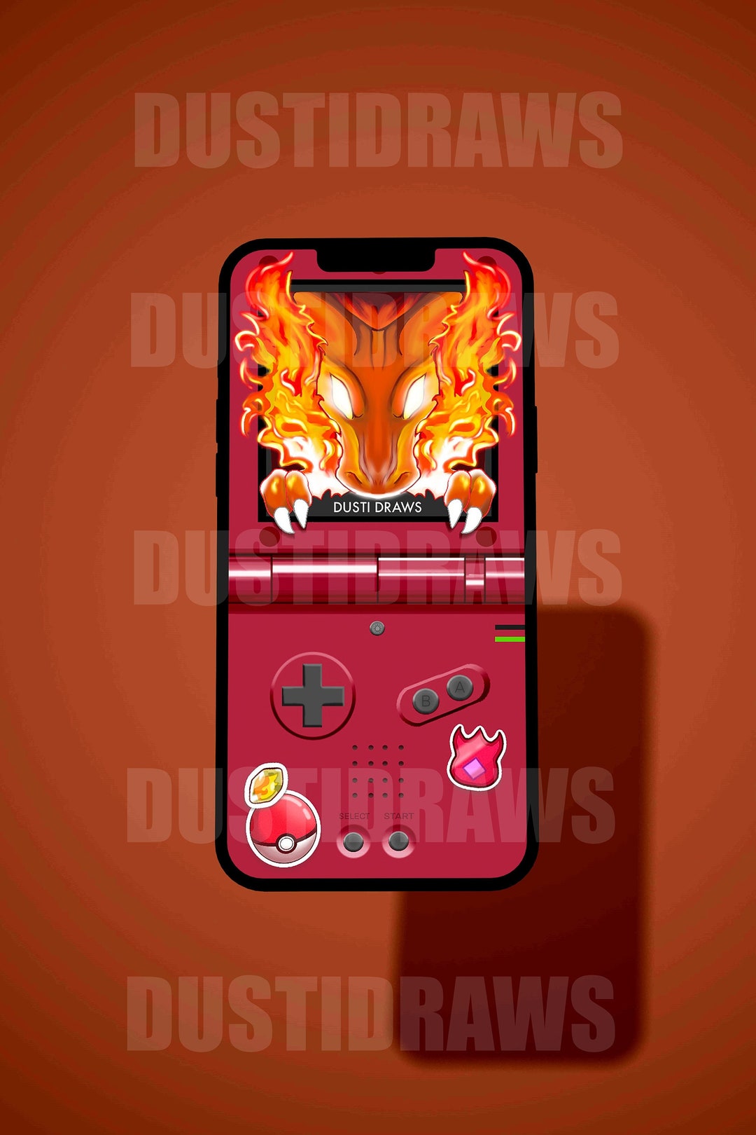 GameBoy Wallpaper iPhone  GBA Red - Wallpapers Central