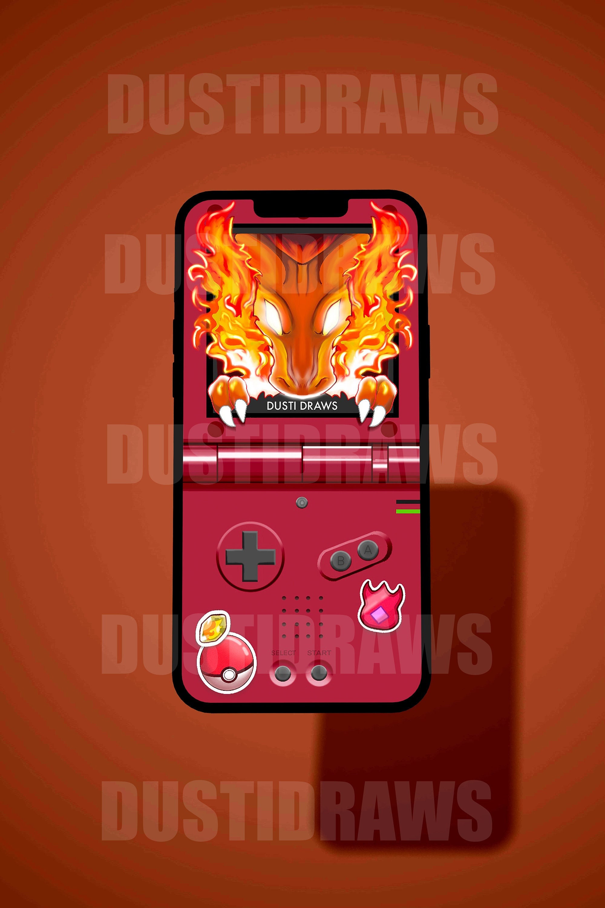 Pokemon FireRed, charizard, classic, game, gameboy, gen 3, nitendo, red,  theme, HD phone wallpaper