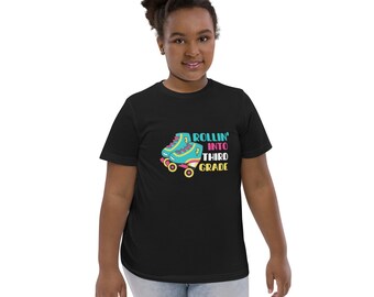 Camiseta de la camiseta de la camiseta juvenil de tercer grado Rollin' Into