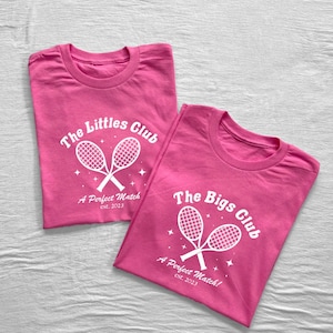 Perfect Match Big Little Tees // Country Club Sorority Reveal Shirts // Aesthetic Big Little TShirts