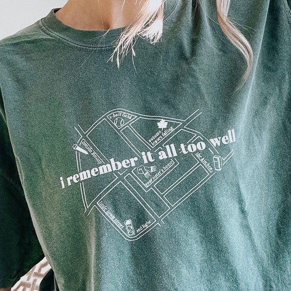 Map it Out Comfort Colors Tee // All Too Well Oversized Tee