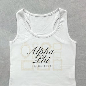 Alpha Phi Art Gallery Crop Tank // APhi Bid Day, Big Little Shirt // PC&#39;24 ist ein Meisterwerk, Willkommen bei der Gala // Sorority Shirt