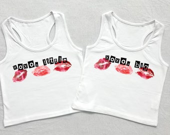 XOXO, Big & Little Reveal // Chef Kiss Sorority Reveal Shirts // Ästhetische Valentine Big Little Baby Tees