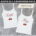 Cherry Big & Little Reveal Shirts // Cherry on Top, Vintage Cherry,Perfect Pair Sorority Reveal Shirts // Trendy Big Little Baby Tees, Tanks