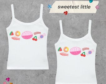 Sweetest Little: Candy Big Little Reveal Shirts, Sorority Baby Tees, Tanks