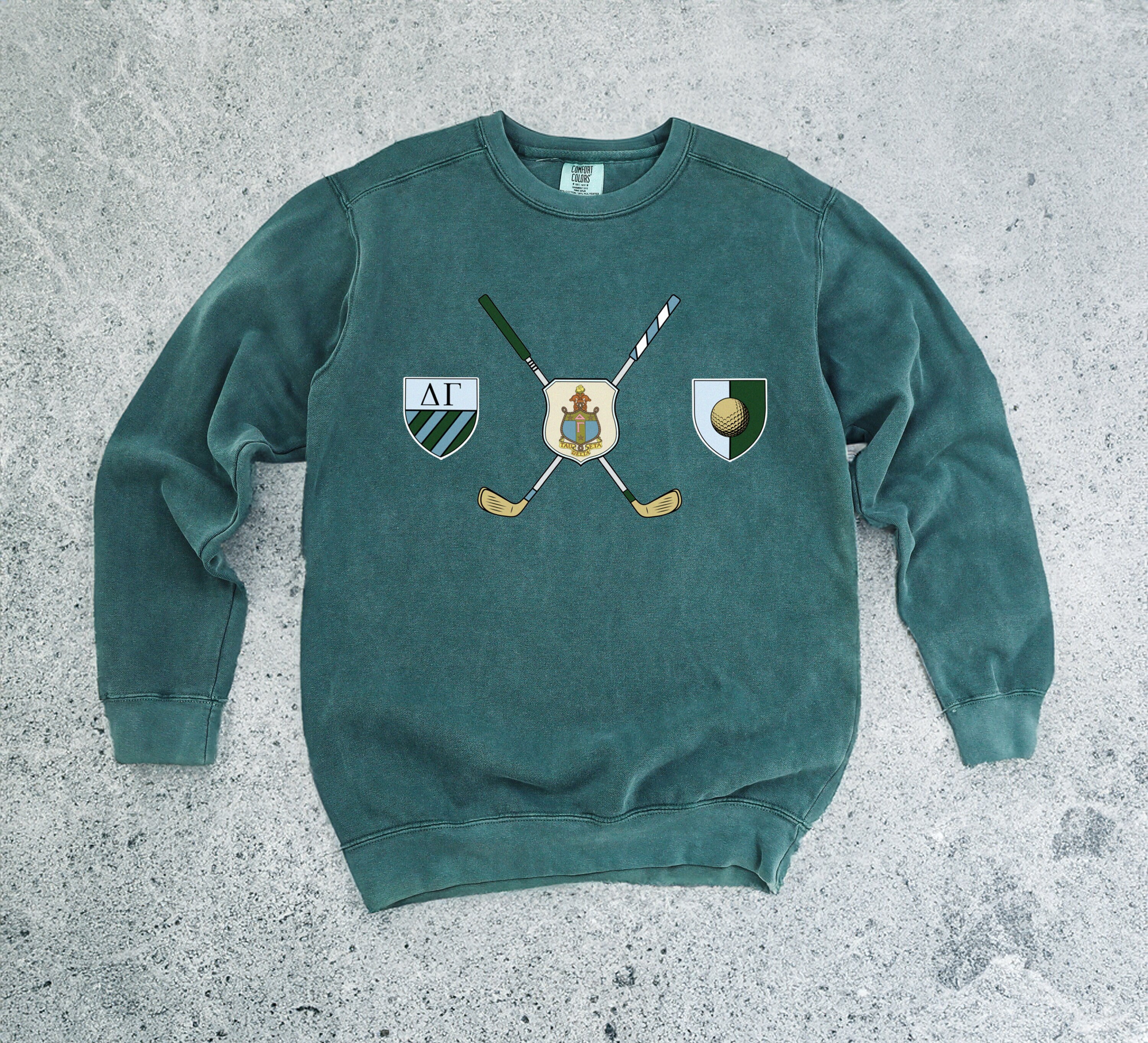 Delta gamma sweatshirt comfort colors on sale