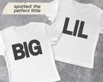 Spot On Big & Little Reveal Shirts // Spotted: My Little, Polka Dot Sorority Reveal Shirts // Trendy Big Little Baby Tees, Tanks