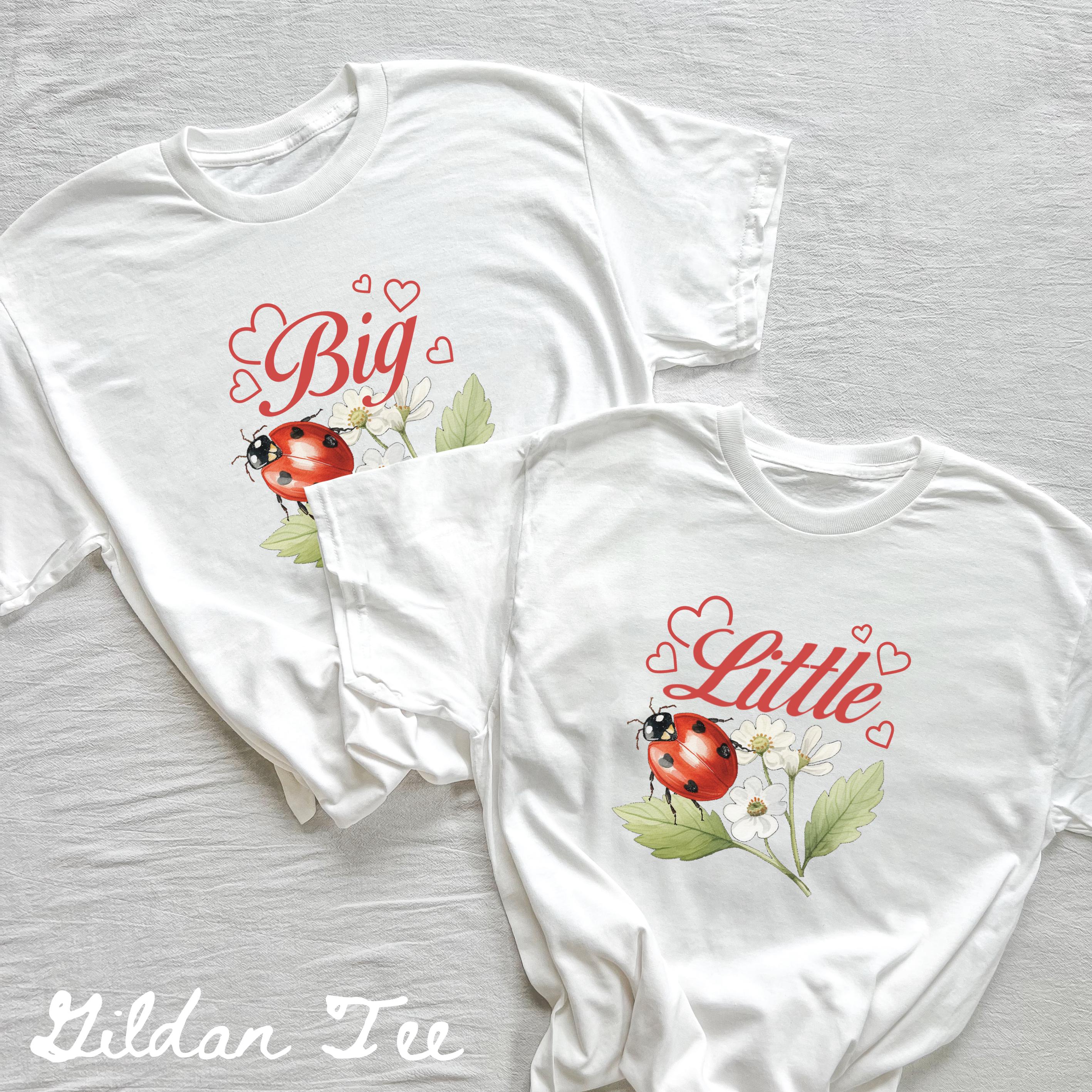 Lovebug Big & Little Reveal Shirts // Caught the Lovebug Lovebug Big & Little Reveal Shirts // Caught the Lovebug