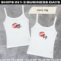 Kiss Big & Little Reveal Shirts // XOXO, Lipstick Sorority Reveal Shirts // Good Luck Big Little Baby Tees, Tanks
