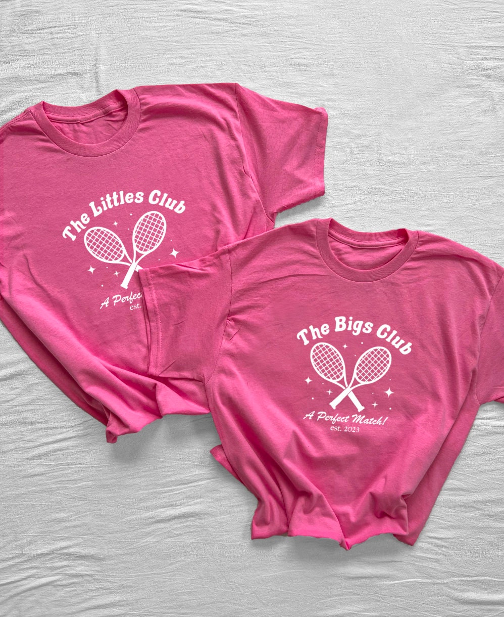 Perfect Match Big Little Tees // Country Club Sorority Reveal Etsy