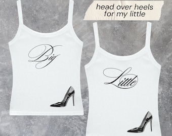 Head Over Heels: Big & Little Reveal Shirts, Sorority High Heels Tanks, Baby Tees