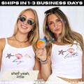Shell Yeah Big & Little Reveal Shirts // Coastal, Shell, Beach Sorority Reveal Shirts // Trendy Big Little Baby Tees, Tanks