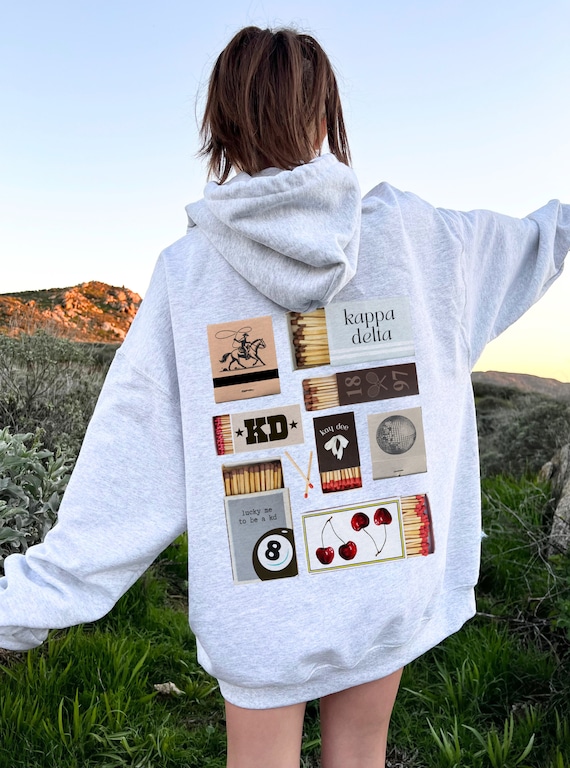 Kappa Delta Matchbox Sweatshirt // Aesthetic Sorority Matchbox