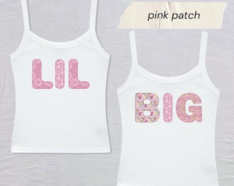 Pink Patch Big & Little Reveal Shirts, Sorority Tees, Tanks