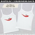 Little is Hot, Hot, Hot Big & Little Reveal Shirts // Chili Pepper Sorority Shirts // Welcome to Chilis Big Little Baby Tees