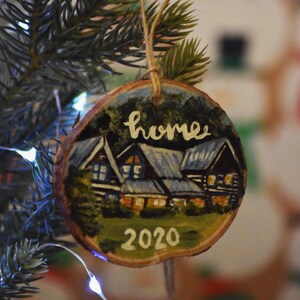 House warming Christmas ornament
