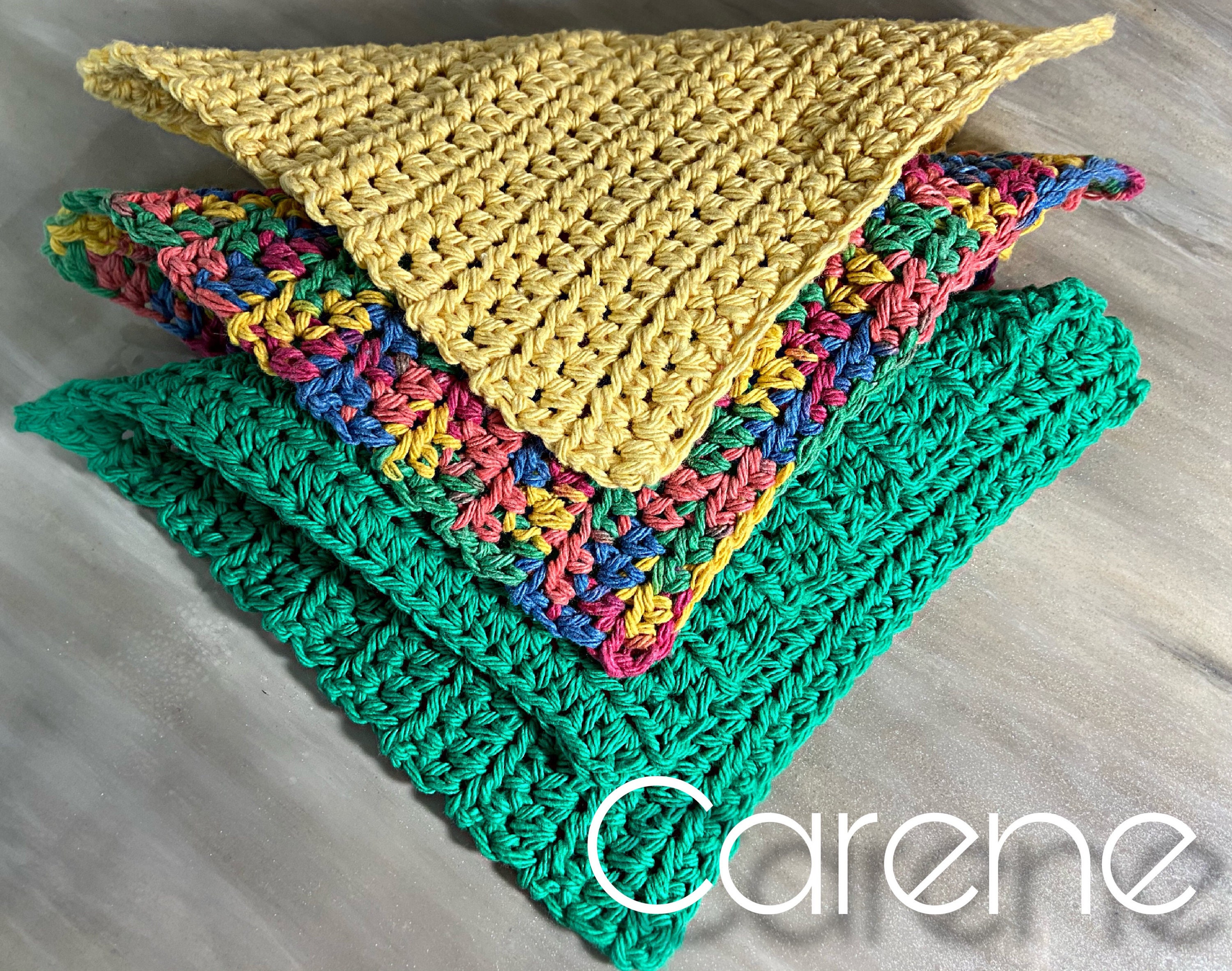 Handmade Washcloths Wash Rag Crochet Farmhouse Kitchen Cleaning Home Decor  Gift Ideas 