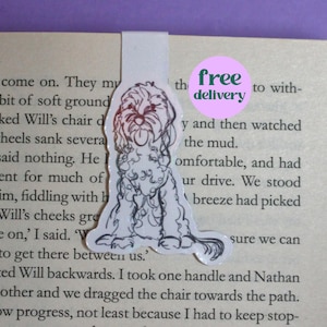 Cockapoo Magnetic Bookmark: Bookish Dog Lover Gift