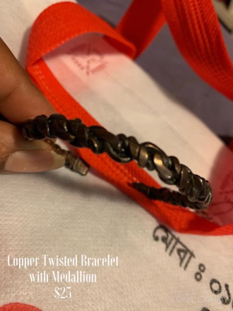 Copper Twisted Bracelet