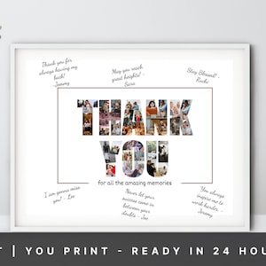 Farewell custom thank you gift Retirement gift Colleague farewell guestbook gift Going away gifts Boss LeavingGoodbye Personalized Guestbook