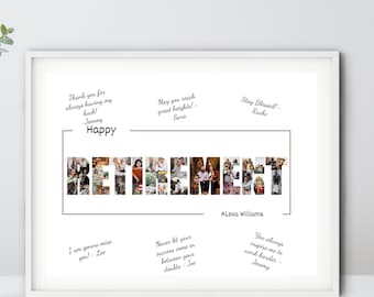 RETIREMENT Custom Signature gift, Retiring gift for Coworker, Retire Signing wall sign, Colleague Retirement Guestbook personalised