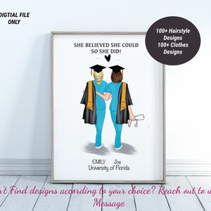 Personalized graduation gift, Nurse graduation print, Graduation print, Personalized graduation nurse print, Doctor print, Nurse gift