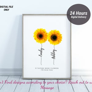 Stampa personalizzata per la sorella / Regalo di compleanno per la sorella / Regalo di compleanno per la sorella / Regalo per la sorella / Citazione per la sorella / Regalo di ringraziamento / Ti sceglierei