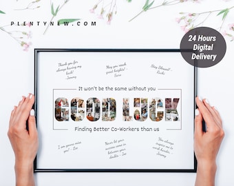 Custom Farewell Gift for Coworker or Friend, Best going away gifts for coworker, Best leaving gifts for colleagues.