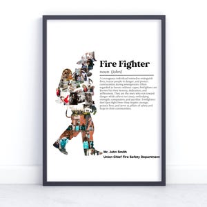 Fireman Firefighter Gift, Firefighter Husband, Firefighter boyfriend, Firefighter retirement, firefighter birthday, new fireman gift for him