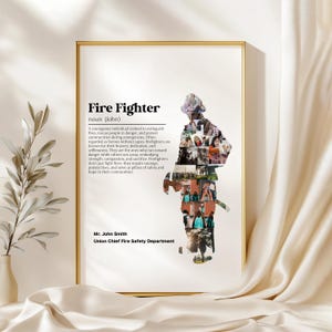 Fireman Firefighter Gift, Firefighter Husband, Firefighter boyfriend, Firefighter retirement, firefighter birthday, new fireman gift ideas