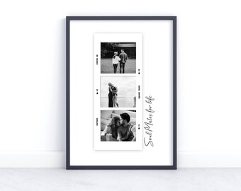 Personalised Photo Collage Print - Personalised Gift for Boyfriend Gift for Girlfriend Valentines Day Gift for Him Gift for Her Anniversary
