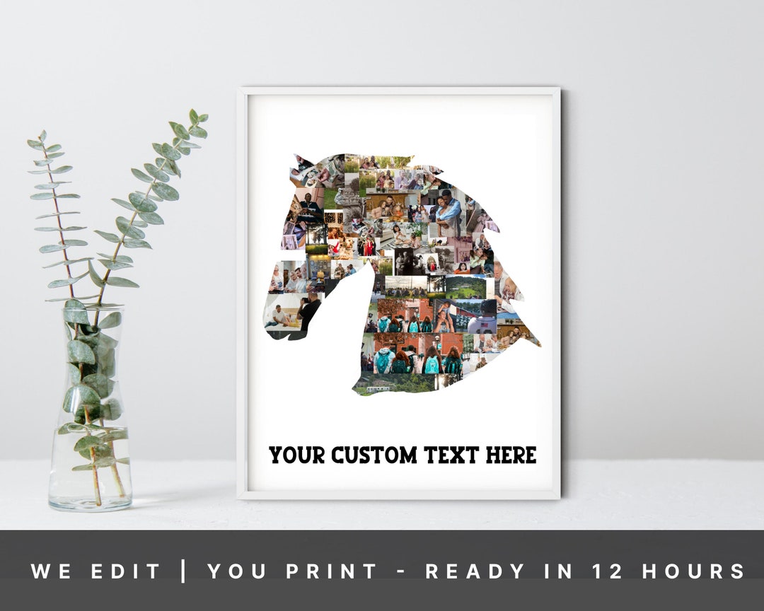 Horse Lover Gifts, Personalized Equestrian Coach Gift Printable Photo ...