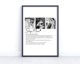 Step Mu Personalised Step Mum Picture Collage Memorable Gift for Step-mum ...