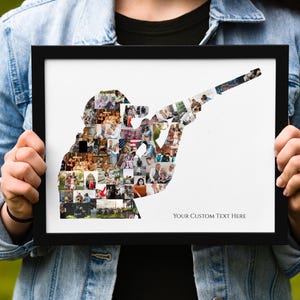 Regalo de caza de patos para hombres, collage de fotos de cazadores personalizado, adorno de regalo de caza de patos, ideas de regalo para esposo, padre e hijo de cazadores de patos, para él