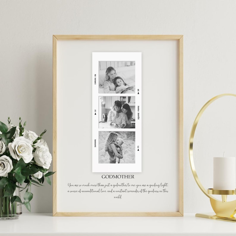Personalised Godmother Gift, Godmother Print, Christmas Gifts, Birthday — free download