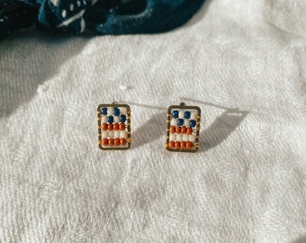USA Flag stud earrings | 4th of July | Patriotic | American Flag