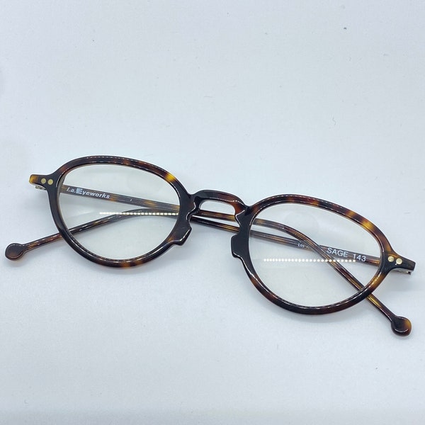 Vintage Brand New l.a. Eyeworks RX Frames # SAGE 143 Made in ITALY