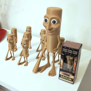 LARGE Tung Tung Tung Sahur Figure Toy