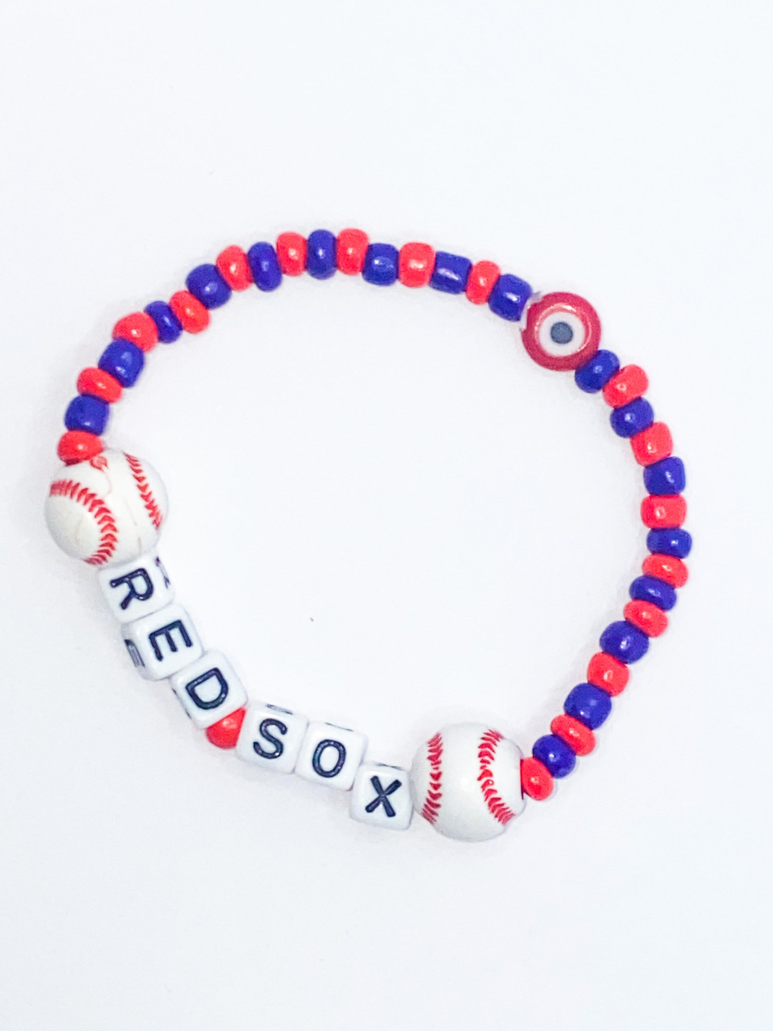 Custom Bead Baseball Team Bracelets Beaded Bracelets Mlb Etsy UK