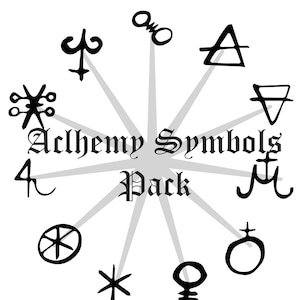 40 Pack of Alchemy Symbols
