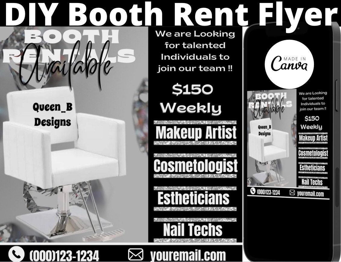 Salon Booth Decor