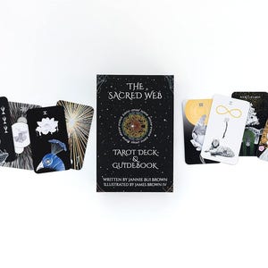 New The Sacred Web Tarot A 78-Card Deck & Guidebook Set