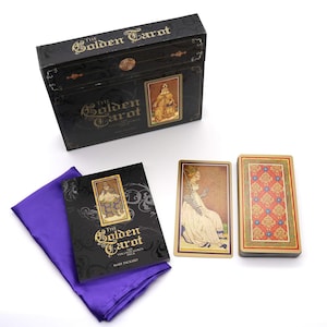 Nieuw The Golden Tarot Deck The Visconti-Sforza, een kaartspel met 78 kaarten en een reisgids