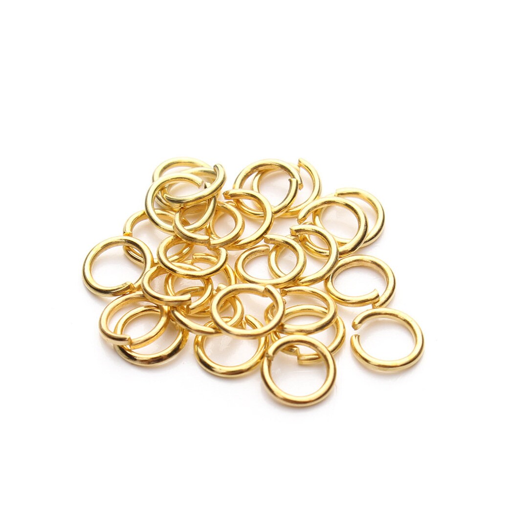 300PCS Brass Jump Rings Handmade Bracelet Necklace Supply Etsy