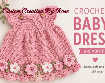 Baby dress crochet pattern