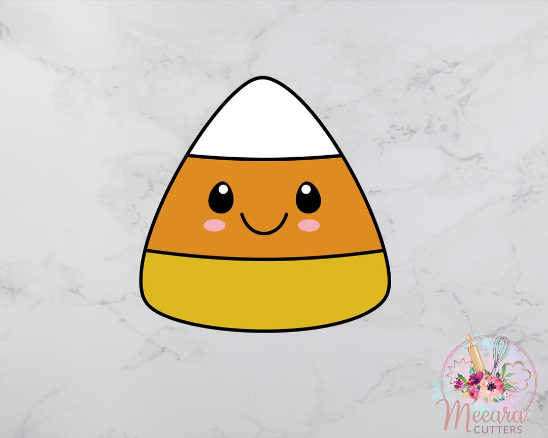Candy Corn Cookie Cutter Halloween Cookie Cutter Fondant Etsy