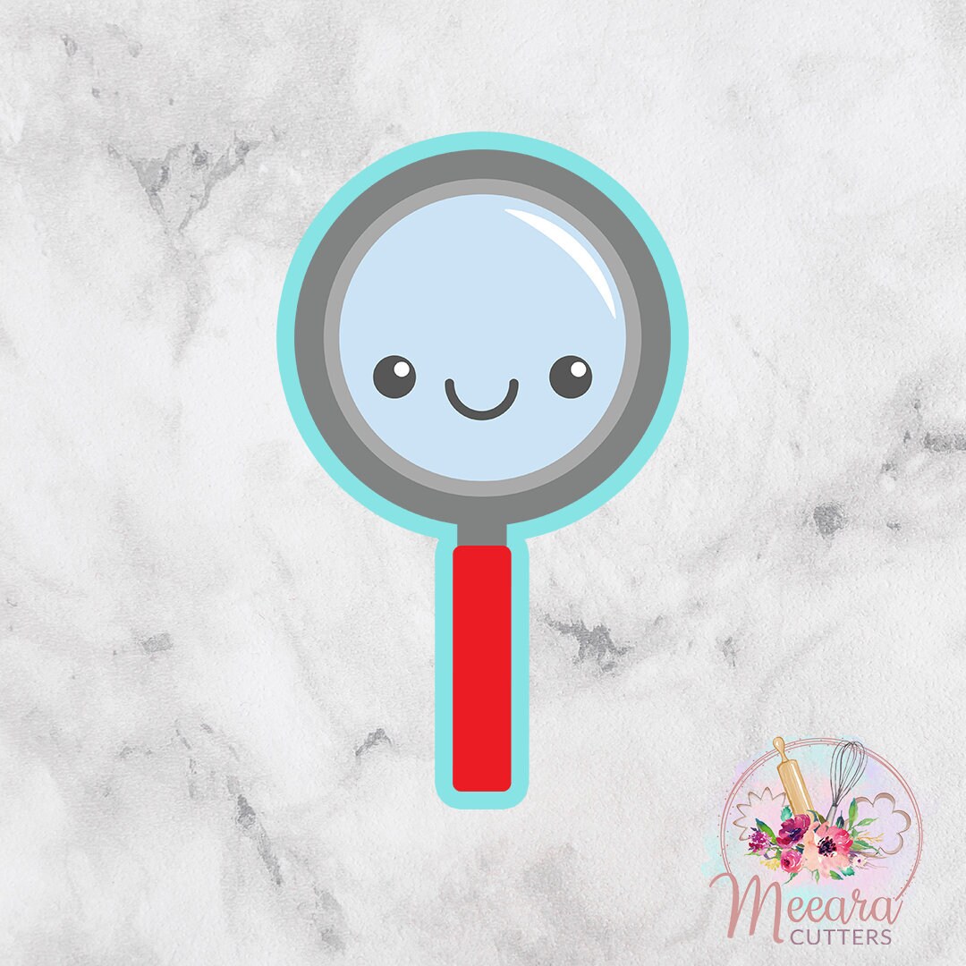 Magnifying Glass Cookie Cutter Back to School First Day of Etsy