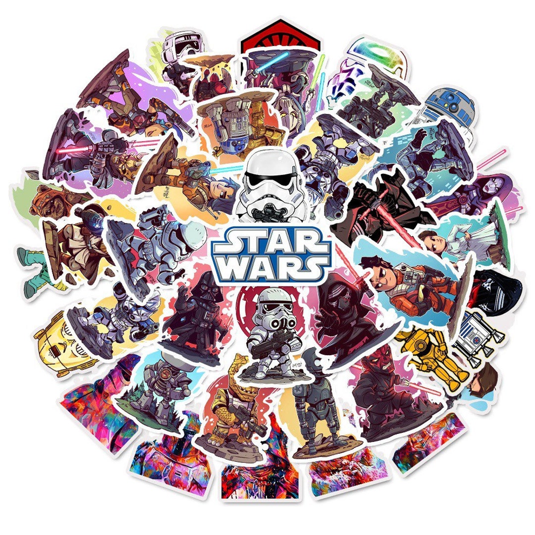 Starcade Sticker 50 Pcs Star Wa Stickers - Etsy