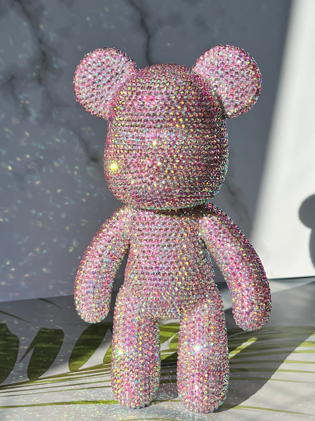 Handmade Rhinestone Bearbrick Figurine - Etsy Handmade Rhinestone Bearbrick Figurine - Etsy